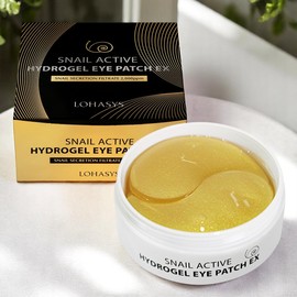 Rohasis Lohasis Snail Hydrogel Eye Patch EX Premium Edition / 로하시스 스네일 하이드로겔 아이패치 EX 프리미엄에디션