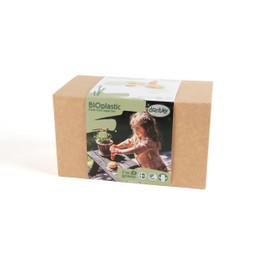 Dantoy Organic Burger Set with 19 Pieces - Play Burger Set for Children, Made from Bioplastics from Sugarcane - Age Group 2+ Years (Compact Box)