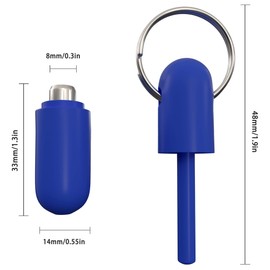 OYHBO Cigar Punch Bullet Style Cut Keychain Punch with (3 Punch-Set 5)