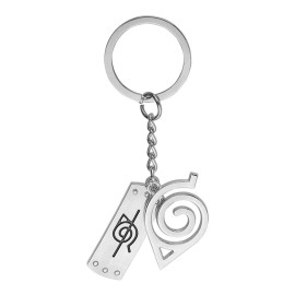 Veraly Anime Llavero Naruto Dijes Hoja Konoha Sasuke Itachi Banda F