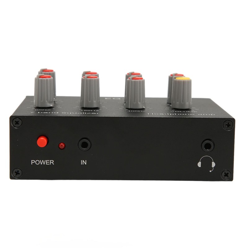 EQ-7 7 Band EQ Equalizer, 12dB High Bass Adjustment, Dual