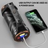 Brightest Flashlight Rechargeable Powerful Tactical Flashlights with XHP99 & COB