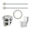 High Quality Toilet Flush Knob for Dual Flush Toilets, Universal