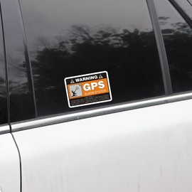 4Pack GPS Alarm System Decal Funny Sticker for Car Truck Window Bumper
