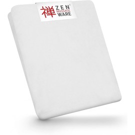 ZEN Massage Table Cover & Cosmetic Lounger Protection Fitted Cover, Soft Terry Cloth Fitted Sheet for Physio Therapy Bed & Cosmetic Chair, Washable at 60°, Massage Accessories Cover Sheet (White)