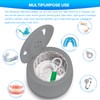 Ultrasonic denture cleaner for dentures, mouth guards, braces, toothbrush heads,