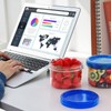 12 Pack-16 OZ Freezer Storage Containers, Small Plastic Containers with