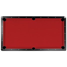 Championship Saturn II Billiards Cloth Pool Table Felt , Red, 8-Feet