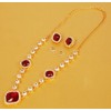 Touchstone Austrian Diamonds & Red Glass Stone for Women