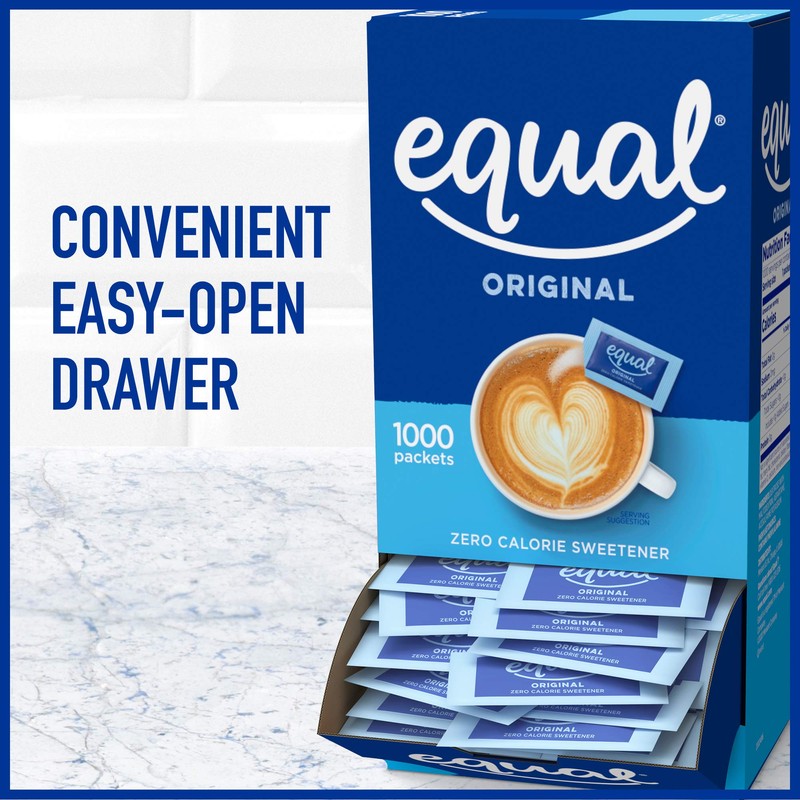 EQUAL 0 Calorie Sweetener, Sugar Substitute, Zero Calorie Sugar Alternative