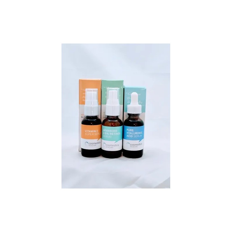 Cosmedica Trio Set Vitamin C Serum Retinol Hialuronico 3pack