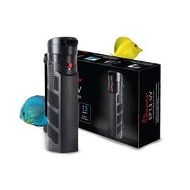 Aquatop 395 GPH Internal Filter - Crystal Clear Water - Fresh & Saltwater Use - Adjustable Flow Rate - Submersible Filter - Tanks or Sumps - SP13-UV