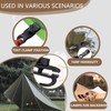 Heavy Duty Suction Cups Anchor with Hooks, Suction Cup Camping