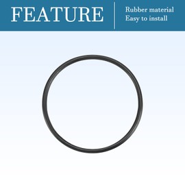 QUARKZMAN Nitrile Rubber Seal O-Rings 40 mm x 36 mm x 2 mm for Tap Plumbers Repair Seal Connection, Black Pack of 10