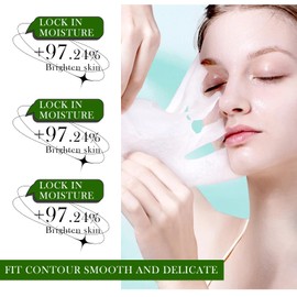 25 ml x 12 Stück Gesichtsmasken set, Koreanische Hautpflege, Hydrat und Beruhigt, Daily Care, 12 Maskenarten Packung geschenk für Frauen und Mädchen