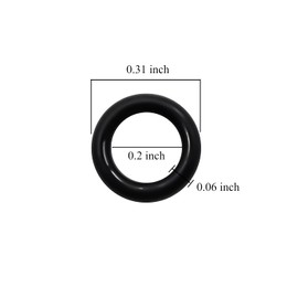 ThreeBulls 120Pcs Clear Rubber O-Ring Keyboard, O-Rings Keycaps, Switch Dampeners Keycap, for Cherry MX Key Switch Keyboards Dampers,Black
