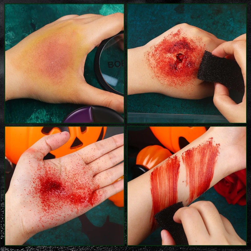 Bobisuka Kit Maquillaje De Efectos Especiales Halloween Sfx