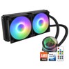 Dracaena.io 240mm AIO CPU Cooler - Single, Quiet PWM Fan