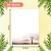 Ceiba Tree 50 Sheets Religious Stationery Paper Easter Printable Writing