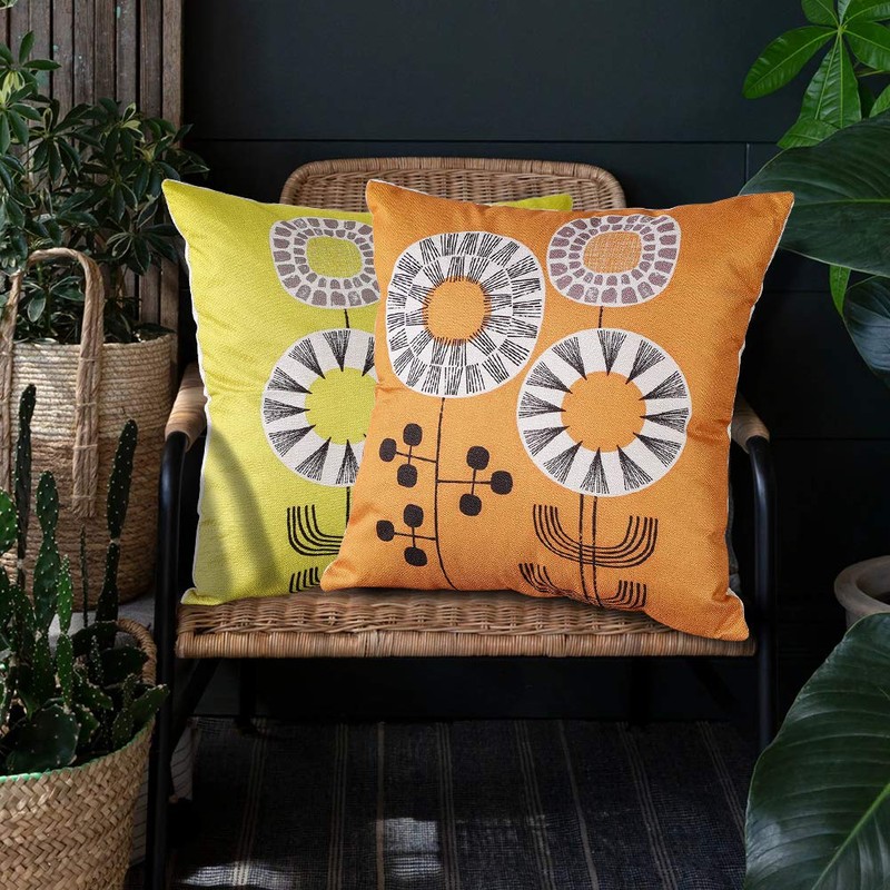 OTOSTAR Cushion Cover 40x40cm Nordic 2 Pcs Stylish Cute Pattern