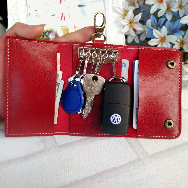Key Case, Coin Purse, PU Leather, Smart Key, Car Key