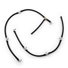 Kit de línea de retorno de inyector de combustible mejorado para motores de camioneta LLY Duramax Diesel 2004.5-2010, 6.6 L, lado izquierdo y derecho, 98062291 97328733 0928402097 0928400552