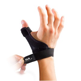 McDavid M469 Thumb Guard Supporter, Thumb Support, Professional, Left and Right Use, Fixed, Easy to Put On and Take Off, L, Black, Sports, Daily Life, Basketball, Ballet