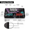 Pyle Universal 5.5’’ Car HUD Head-Up Display Multi-Color Windshield Screen