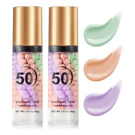 2 Unidades De Primer Corretor De Cor Spf50, Base De Maquiage