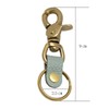 Donok Kondo Keychain Brass Key Ring, Made in Japan, Stylish,