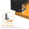 Chibery 30 Pack 1" Overlay 3D Soft Close Concealed Hinge