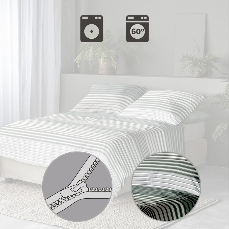 Irisette Bed Linen Tencel™ Lyocell Green Size 135 x 200