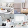 SPORTARC Bedside Wireless Alarm Clock with Dimmable LED Display -