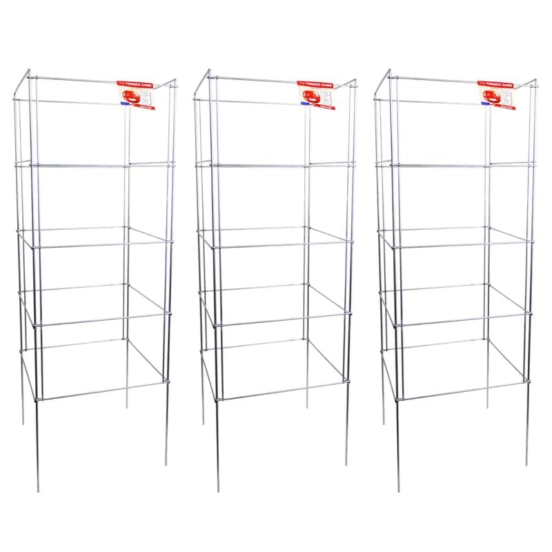 Cedar Ridge Square Foldable Tomato Cages - Heavy Duty Plant