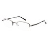 Sightline 6002 Progressive Multi Focus Reading Glasses Lightweight Semi-Rimless Gunmetal