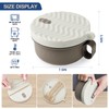 RORBAM Ramen Cooker,Microwave Ramen Bowl,Ramen Noodle Bowl 48 oz, College