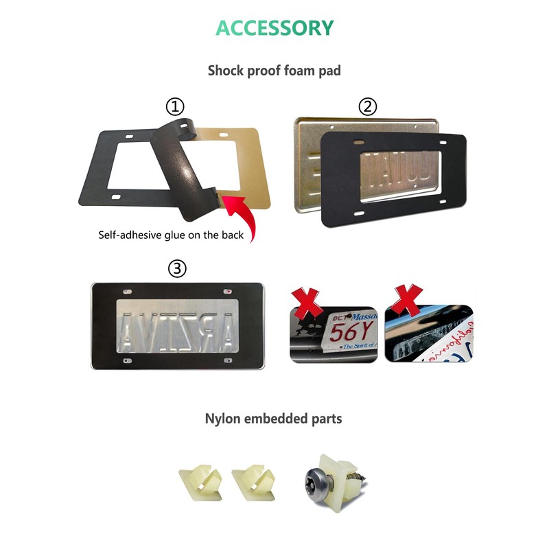 Carbon Fiber License Plate Frame