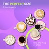 4 x Boxed Round Coasters - Name Hanna Marble Stone