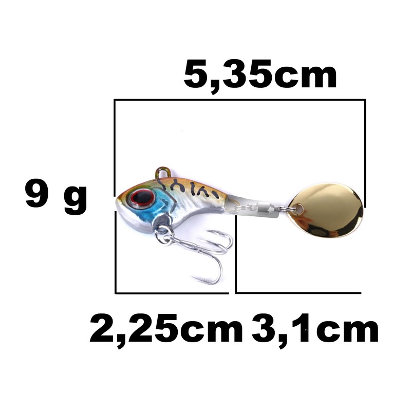 Njord Kalastus Jig Spinner Set Chatterbait Artificial Bait Crankbait Spinner