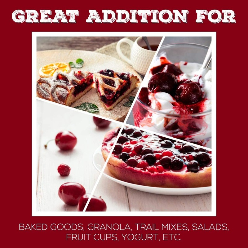 Dried Cherries 2 LB (32oz) Resealable Bag, Tart, Sweetened