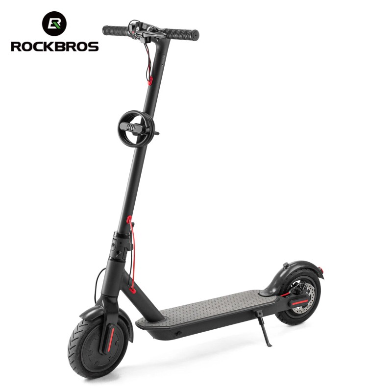 ROCKBROS Scooter U Lock w/1.1m Cable-Compact Portable Passwords Cable Lock