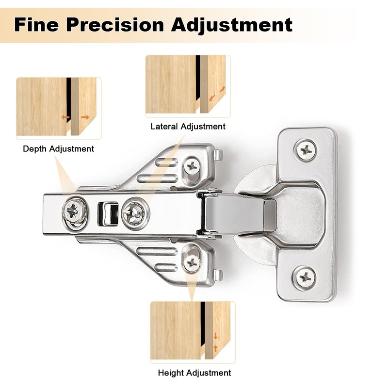 Probrico Full Overlay Soft Closing Clip On Face Frame Mounting
