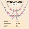 Asitanie Bow Zircon Bracelet Friendship is Like a Bow Zircon