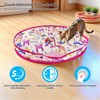 Crazydeer Interactive Cat Toy for Indoor Play Mat Toy with
