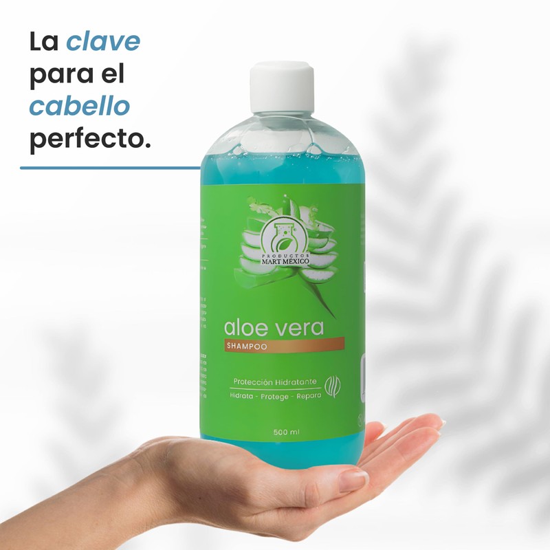 Shampoo Con Aloe Vera Brillo E Hidratación Productos Mart Mexico