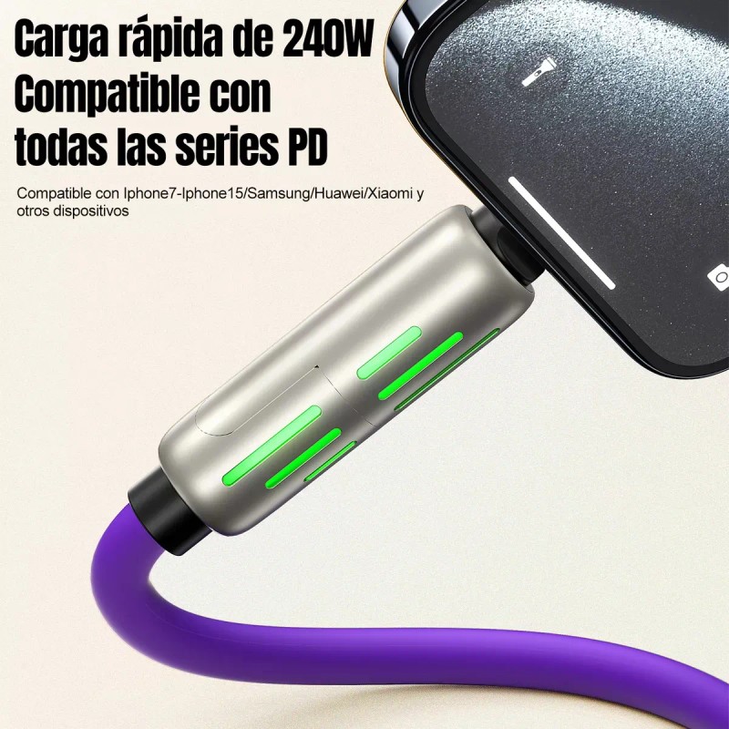 2 Pieces 4 In 1 Data Cable Type-c Fast Charging