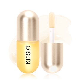 KISSIO KISSIO Lip Plumper,Day Lip Plumper,Lip Enhancer,Plant Extracts Plumping Lip Serum,Lip Plumping Balm,Moisturizing Clear Lip Gloss for Fuller Lips and Hydrated Beauty Lips 5.5ml (06 Clear)