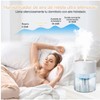 Humidifier 2L Large Capacity Quiet USB 3 Modes Hydrating Diffuser