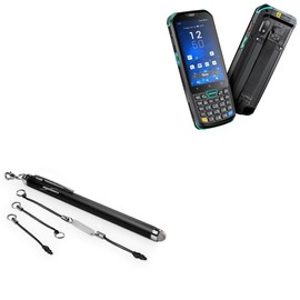 BoxWave Stylus Pen Compatible with Tera Android 11 Barcode Scanner (P400) - EverTouch Capacitive Stylus, Fiber Tip Capacitive Stylus Pen - Jet Black