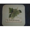 6 CHARDONNAY Wine fabric pieces 8"x8", design #2 - made for potholders - NEW